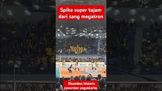 Download lagu spike tajam megatron megawati hangestri buat histeris penonton stadion yogyakarta mp3