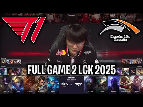 THE MOST EPIC GAME IN LCK!😱 - T1 vs HLE GAME 2 LCK SUMMER 2025 W15D1 | T1 vs HANWHA LIFE G2 LCK 2025