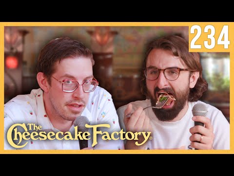 Podcast crashing Eat The Menu Cheesecake factory