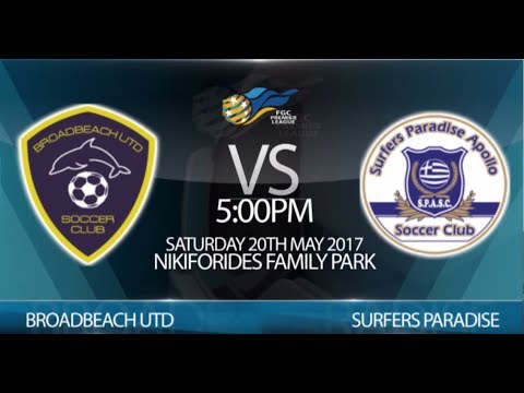 FGC Premier League Round 11 - Broadbeach Utd vs Surfers Paradise (1-4)
