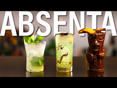 Three Cocktails with Absinthe