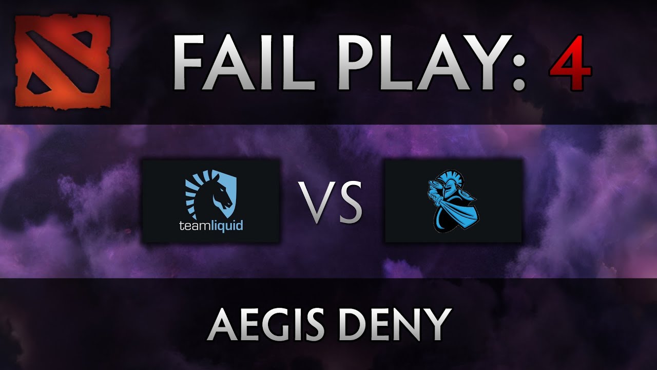 Dota 2 TI4 Fail Play – Liquid vs Newbee – Aegis Deny