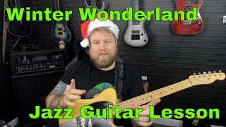 Brad Paisley - Winter Wonderland | Country Jazz Chords Soloing Lesson!