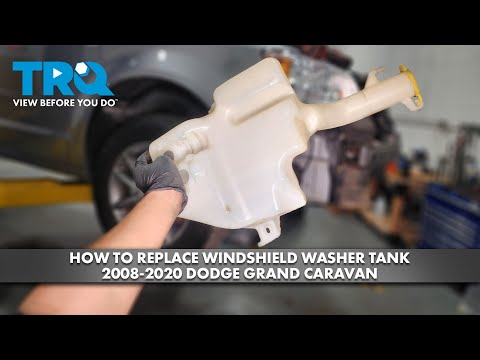 How to Replace Windshield Washer Tank 2008-2020 Dodge Grand Caravan