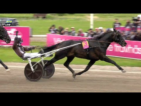 Don Fanucci Zet & Paul Philippe Ploquin vinner Elitloppets 2:a försök på Solvalla.