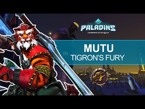 Mutu Tiberius Pro Competitive l GRANDMASTER l TIGRON’S FURY l PALADINS GAMEPLAY