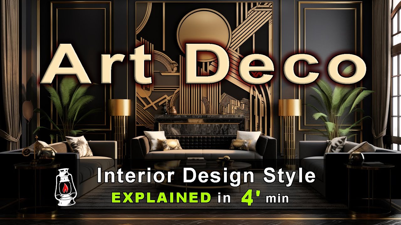 ART DECO - Interior Design Style Explained by Retro Lamp