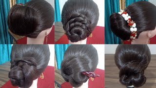6 Beautiful juda hairstyle hacks || Easy Hairstyle for everyone || tricky hairstyle #trendinghack