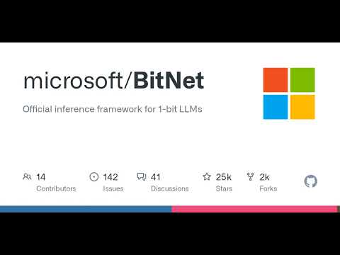 GitHub - microsoft/BitNet: Official inference framework for 1-bit LLMs