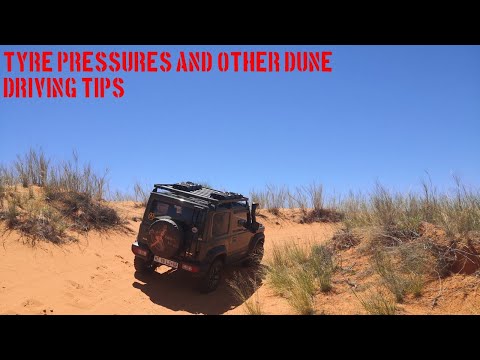 Tyre Pressures and other Dune driving tips