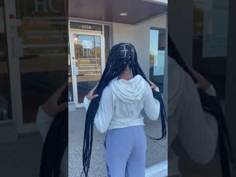 Large Knotless braids