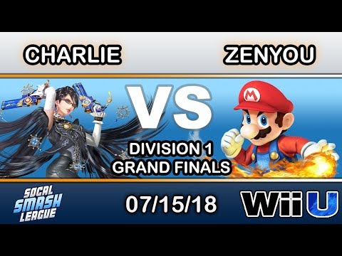 SCSL - Charlie (Bayonetta) Vs. eM | Zenyou (Mario) Grand Finals - Smash 4