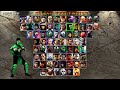 Mortal Kombat Project MUGEN Expanded Plus Reloaded Reptile Mk2 Gameplay