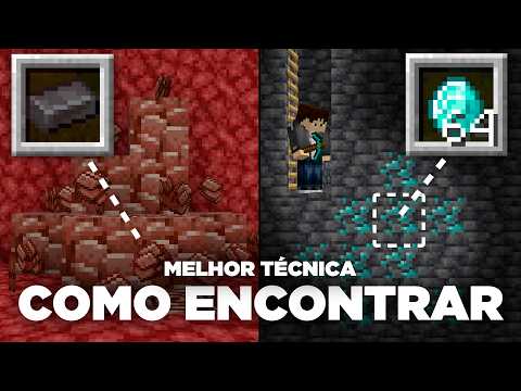 ✔️ How to FIND and COLLECT DIAMOND and NETHERITE EASILY in MINECRAFT - COMPLETE GUIDE