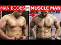 3 Steps To Get Rid Of MAN BOOBS. Permanently Fix Chest Fat!
