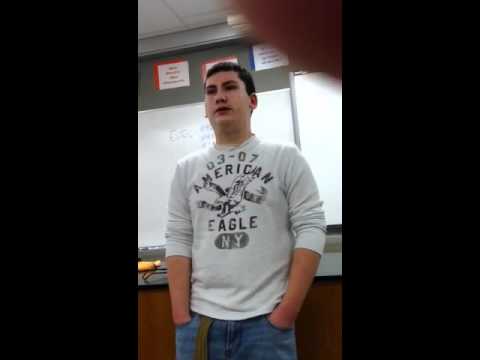 Me singing "The Elements" by Tom Lehrer