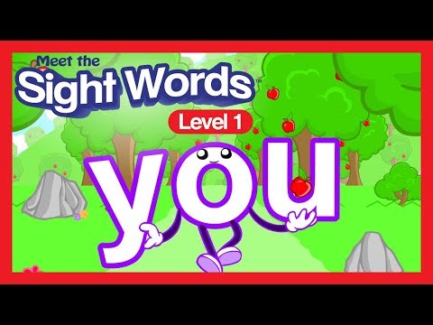 Meet the Sight Words Level 1 - "you"