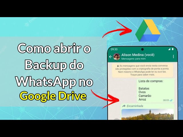 Como abrir o Backup do WhatsApp no Google Drive
