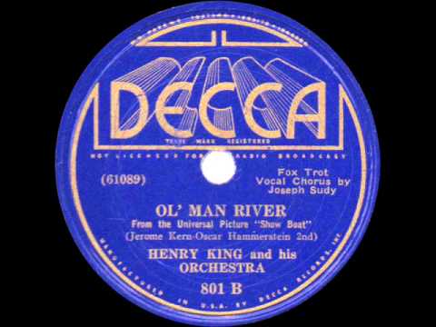 Henry King and his Orchestra - Ol' Man River - 1936