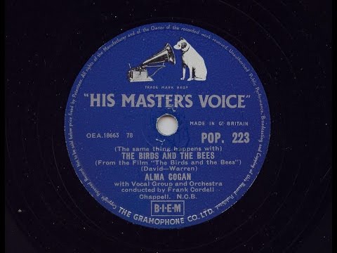 Alma Cogan 'The Birds And The Bees'   1956 78 rpm