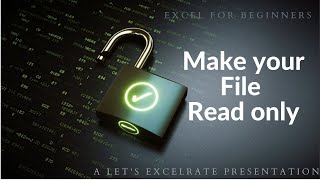 How to make your Excel file Read only