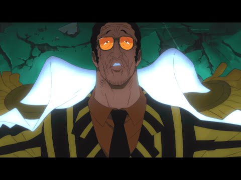 Kizaru saves Luffy (English Sub)