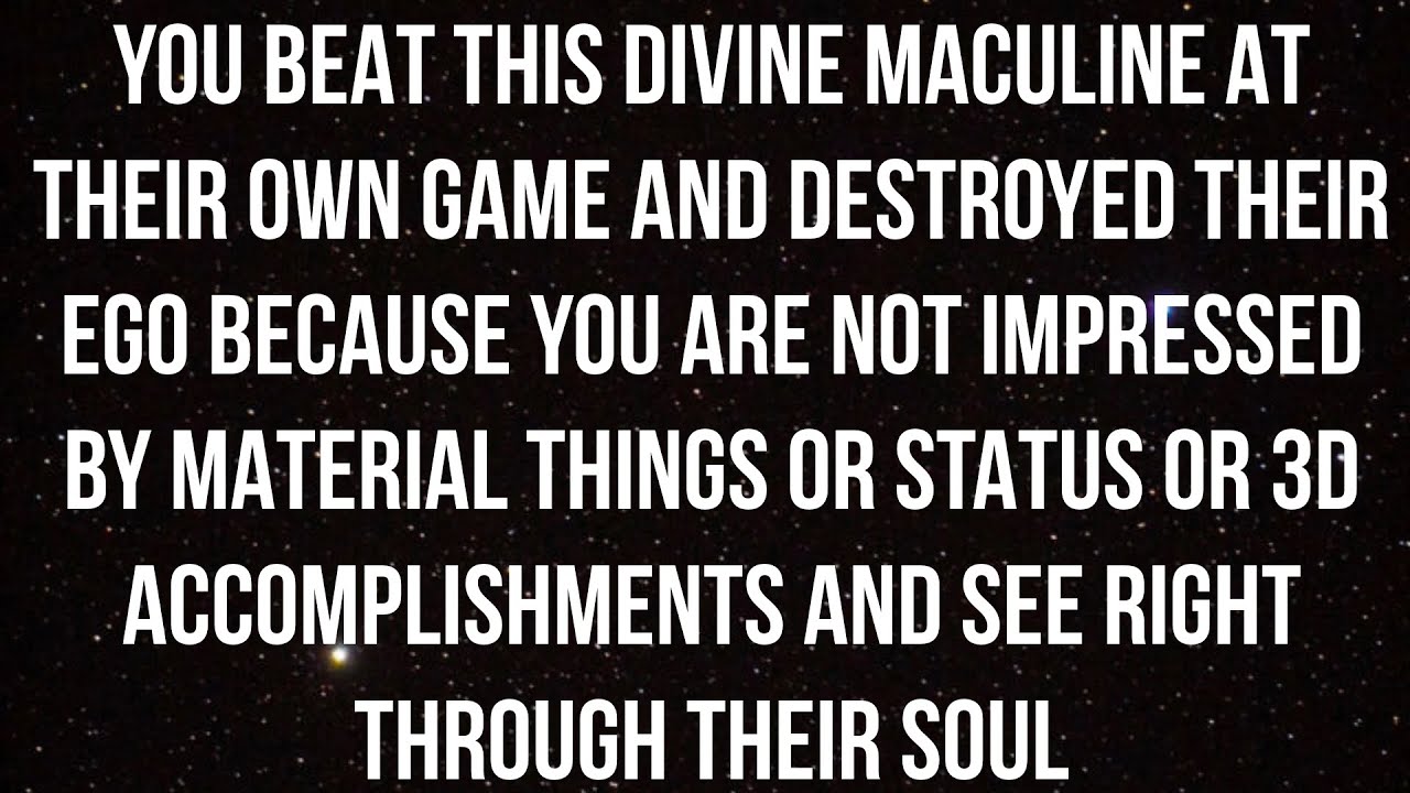 You Beat This Divine Masculine At Their Own Game And Destroyed Their Ego... ✨ Reading
