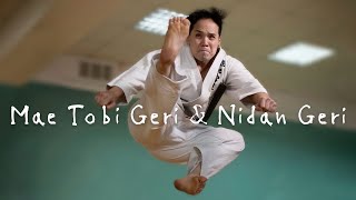 Mae tobi geri & Nidan geri commentary by Tiru Jr Katsu sensei-Shuhari Shotokan Karate Association