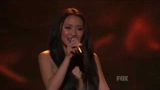 Thia Megia sings Colors of the Wind American Idol