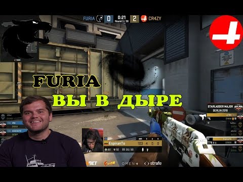 FURIA vs CR4ZY  Train  Challengers Stage   StarLadder Major 2019