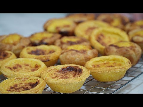 Portuguese egg custard tarts Pastéis de Nata @HYSapientia
