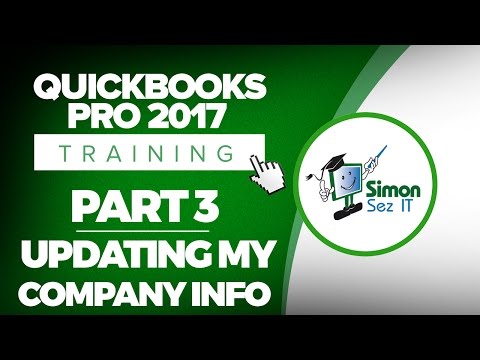 QuickBooks Pro 2017 Training Part 1 How to Create Your Company File Part 1
