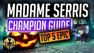 RAID: Shadow Legends | Madame Serris Champion Spotlight, Top 5 Epic in the game! Void Arena GOD!