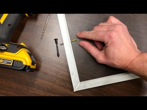 How To Replace A Window Screen Plunger Latch In Under 5 Minutes