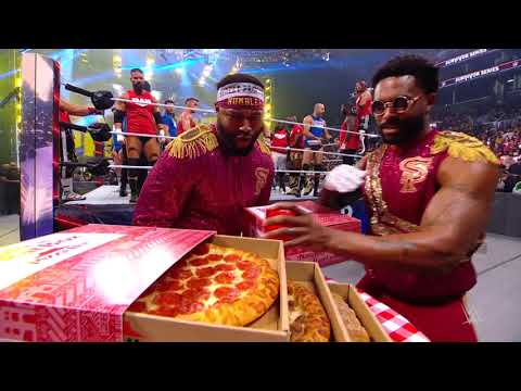 The Street Profits emerge at Survivor Series with the Triple Treat Box from Pizza Hut
