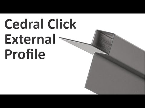 Cedral Click External Aluminum Corner CO1 | CO2 | CO3 | CO5 | CO7 | C15 | C18 | C50 | C51 | C54