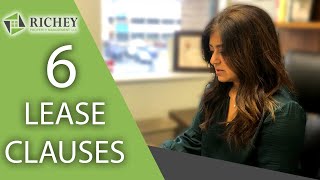 Important Lease Agreement Clauses to Include | What Can You Charge A Tenant For In Your Lease?