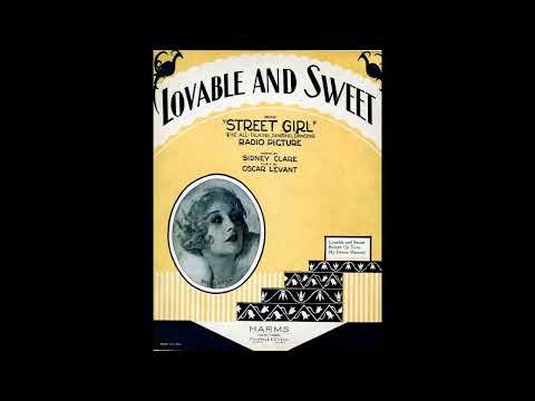 LOVABLE AND SWEET - Sam Lanin Orchestra featuring the Dorsey brothers