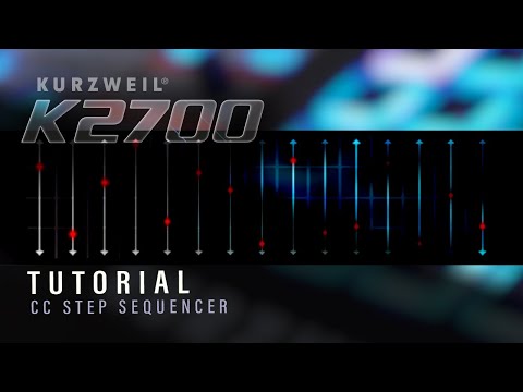 Kurzweil K2700 CC 스텝 시퀀서로 KB3 오르간에 리듬 입히기