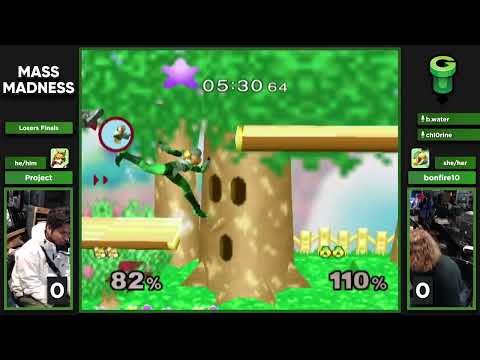 Mass Madness 49 SSBM - Project (Fox) vs. bonfire10 (Sheik) - Melee LF