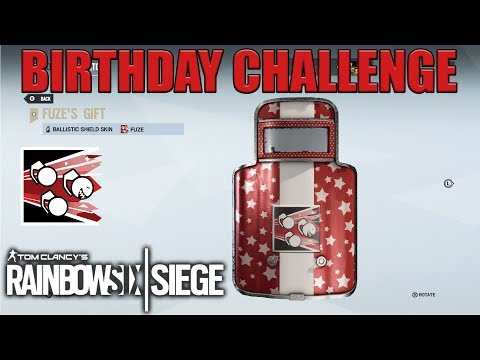 Fuze's Gift Weapon Skin Birthday Challenge - Rainbow Six Siege