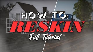 HOW TO: RESKIN (Trainz) | Cloning, Recoloring, Weathering