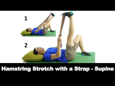 Hamstring Stretch with a Strap, Supine - Ask Doctor Jo