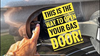 2021 Subaru Outback (6th Gen) - How to Open the Gas Door