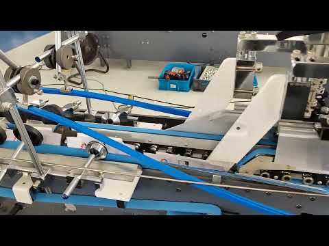 AS-800 Crash Lock bottom Folder Gluer running Straight-Line Cardboard Box