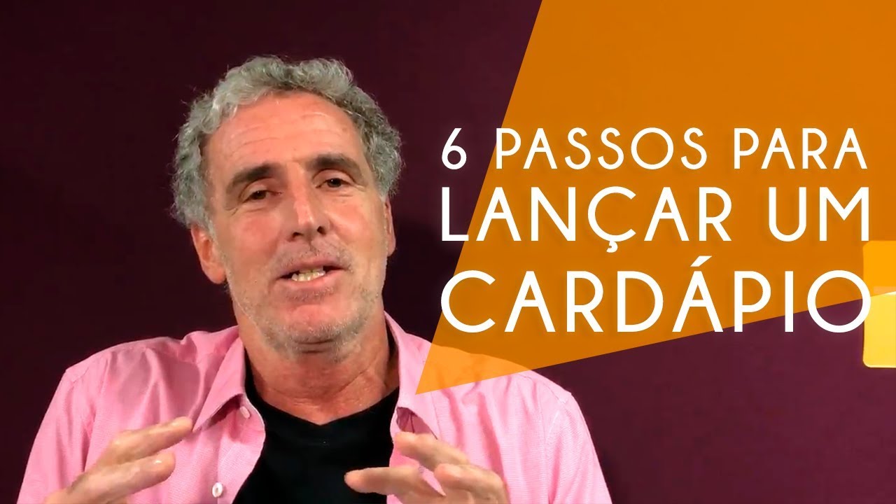 6 Passos para lançar um CARDÁPIO