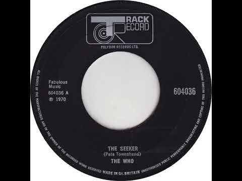 UK New Entry 1970 (70) The Who - The Seeker