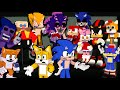 For Hire But Everyone Sings It Dorkly Sonic X Friday Night Funkin Minecraft Animation FNF