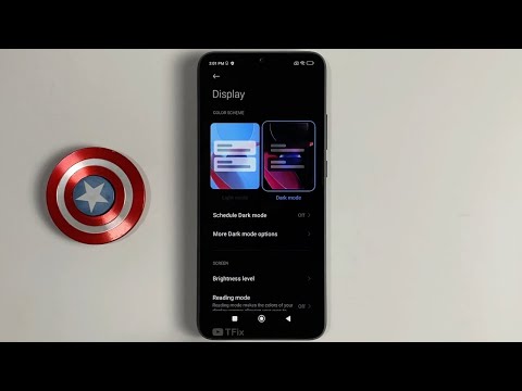 Dark mode on Poco C40 Android 11