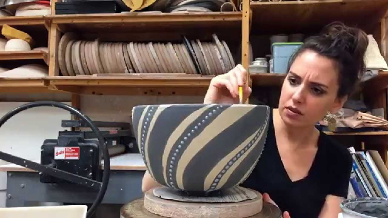 18. Painting a Stoneware Bowl